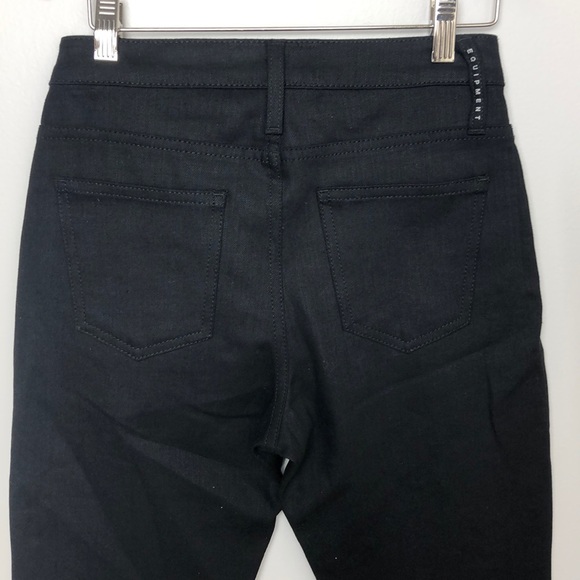 Equipment Black Rinse Skinny High Waisted Jeans Size 25 - Picture 5 of 7